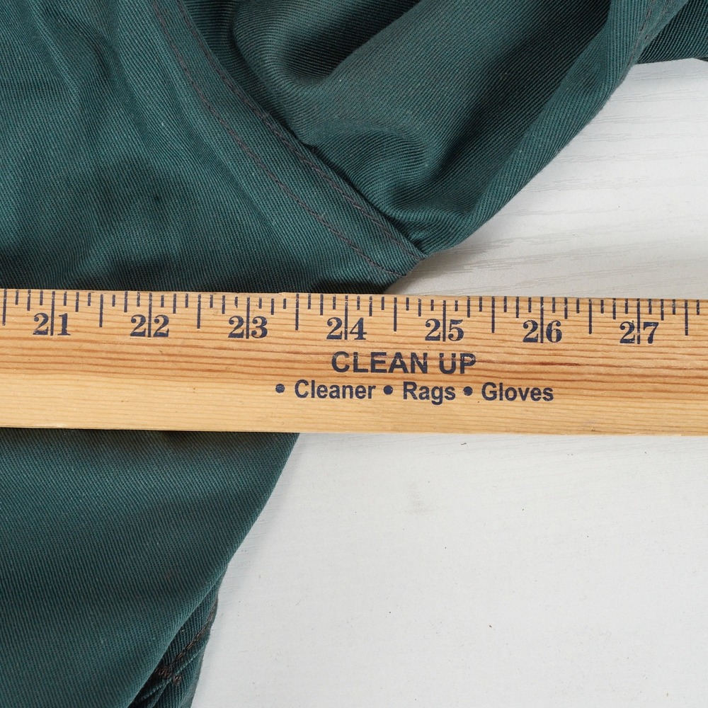Vintage Big Ben Wrangler Coveralls Men 40 Reg Green Canvas Mechanic USA - Picture 9 of 16